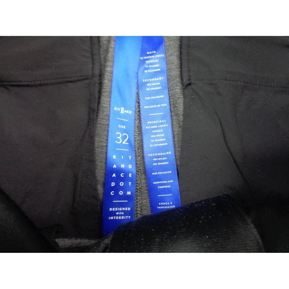 Kit and Ace Joggers Mens 32x33 Gray Tapered Navigator Commute Joggers Pants